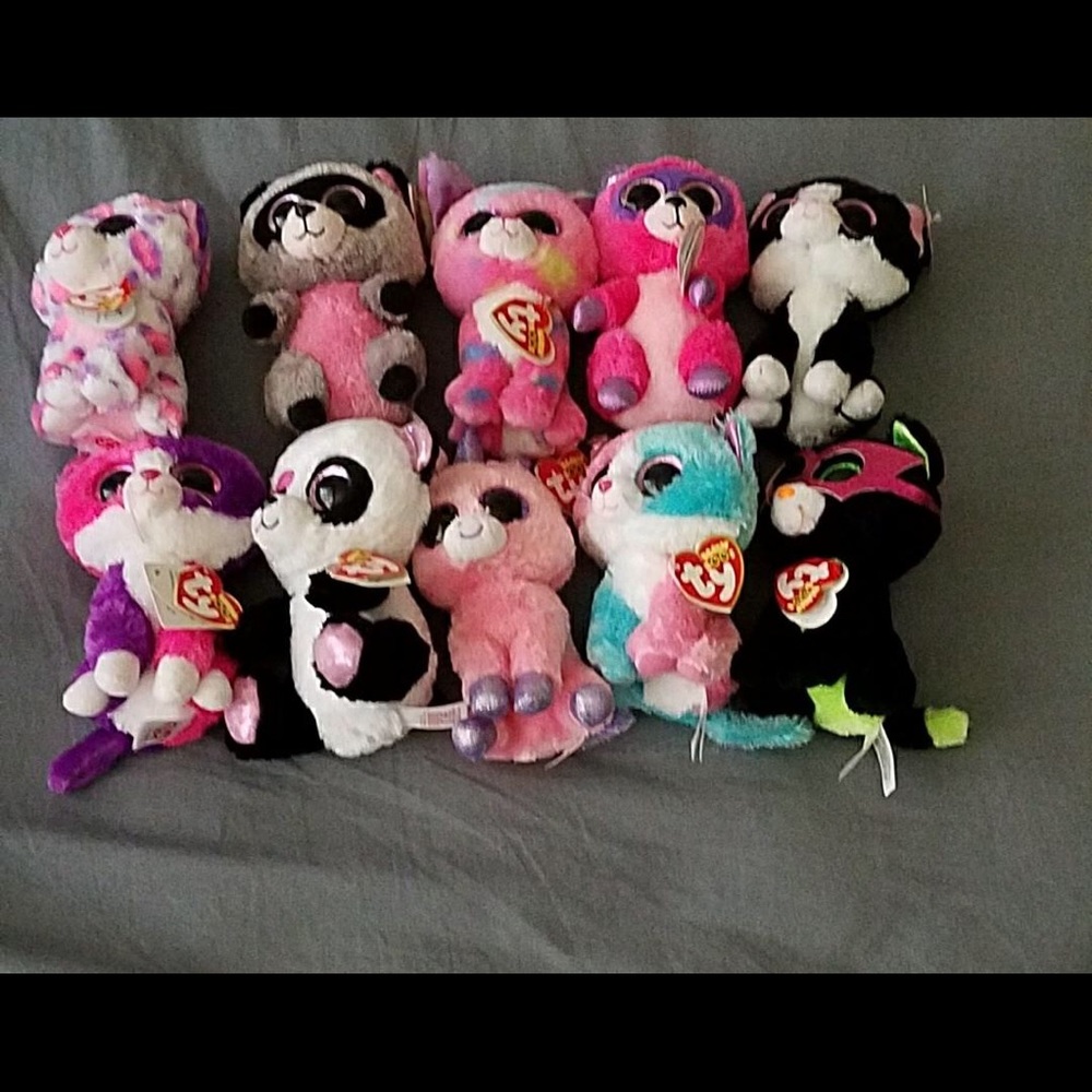 SOLD 10 beanie boos